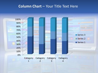 White Smartphone Pda PowerPoint Template