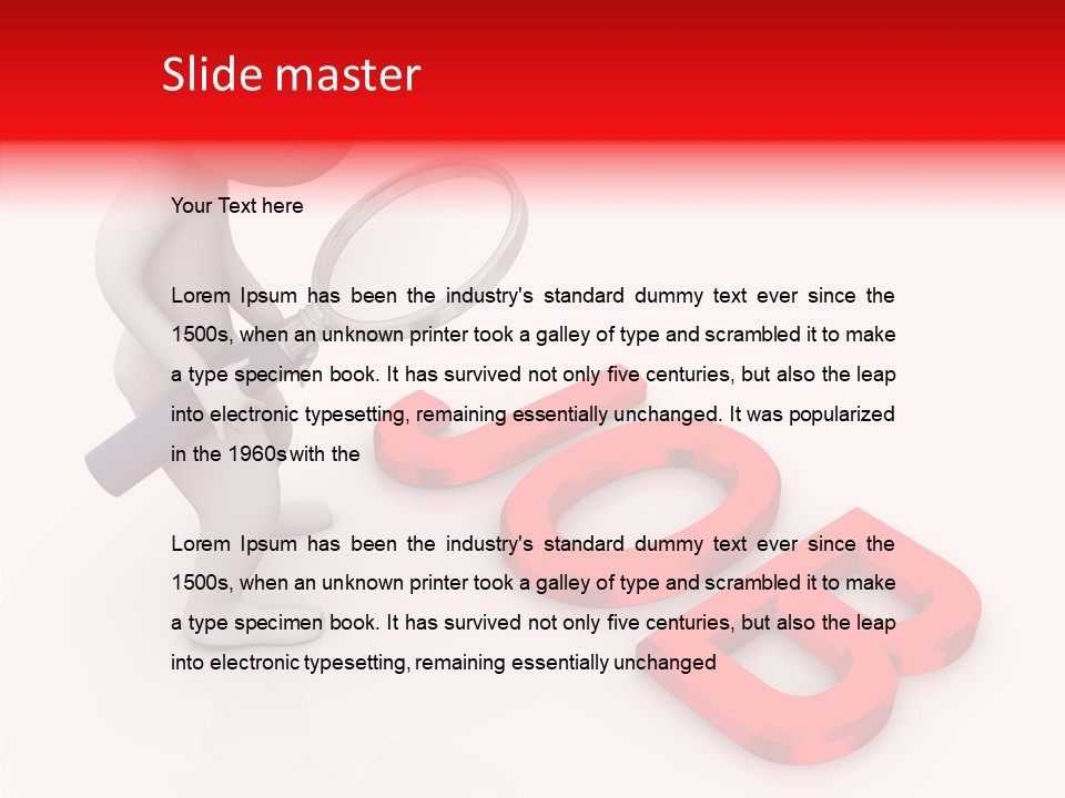 Illustration Economy Observation PowerPoint Template