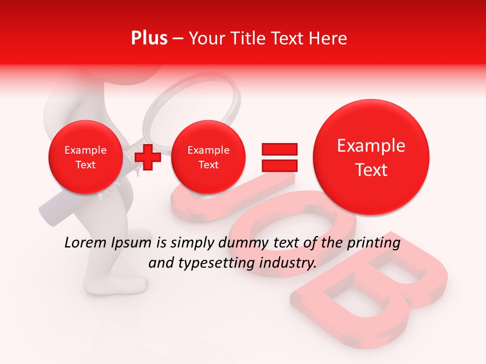 Illustration Economy Observation PowerPoint Template