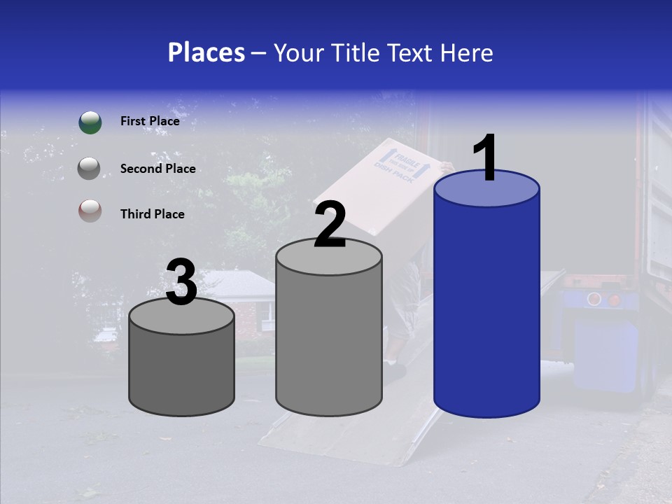 Steel Door Unit PowerPoint Template