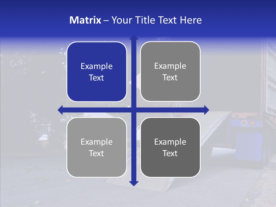 Steel Door Unit PowerPoint Template