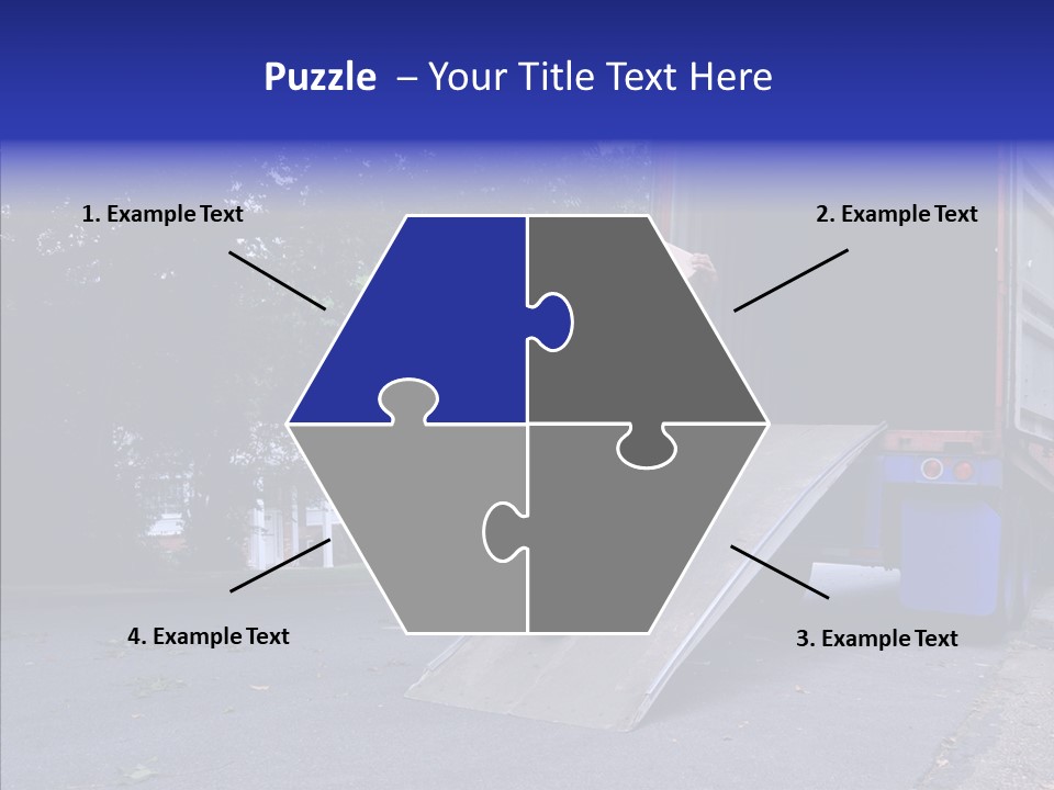 Steel Door Unit PowerPoint Template
