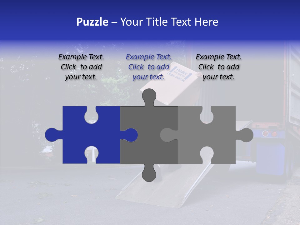 Steel Door Unit PowerPoint Template
