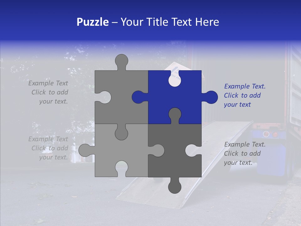 Steel Door Unit PowerPoint Template