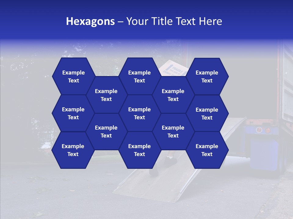 Steel Door Unit PowerPoint Template