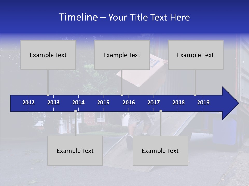 Steel Door Unit PowerPoint Template