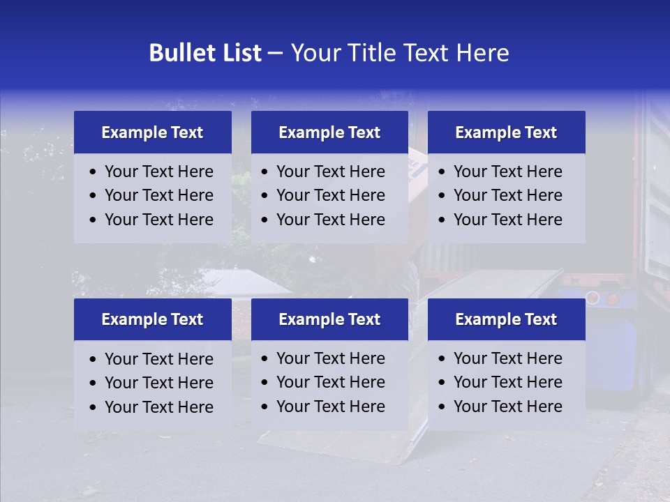 Steel Door Unit PowerPoint Template