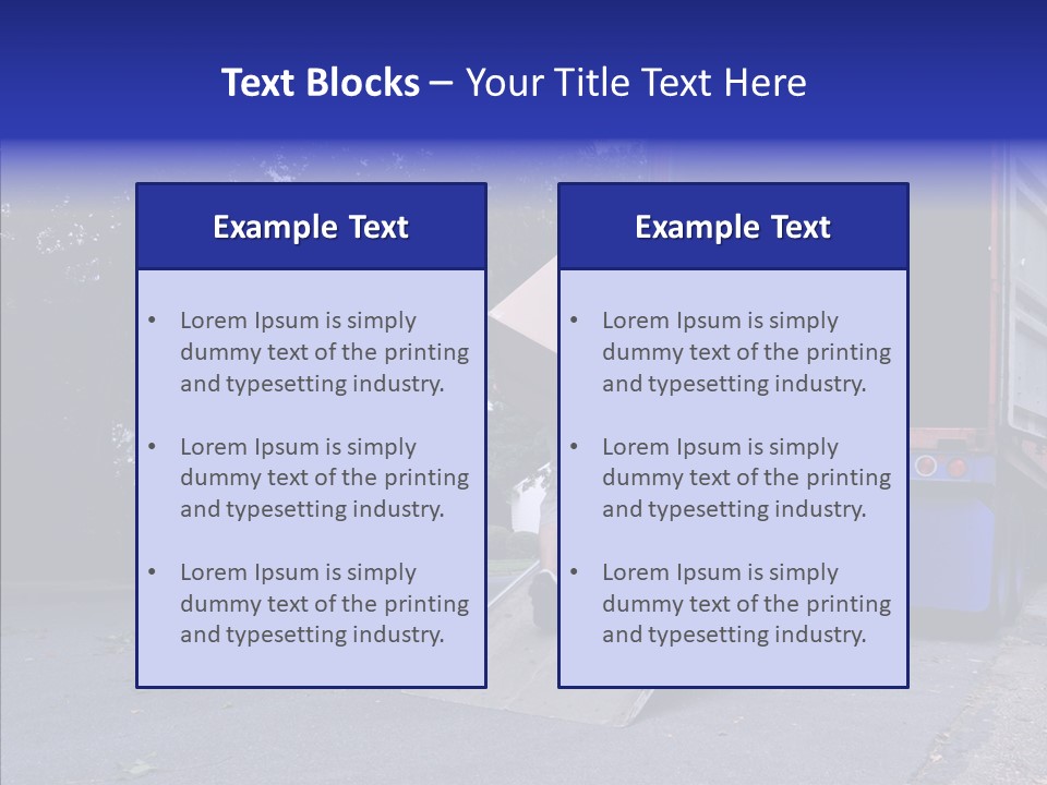 Steel Door Unit PowerPoint Template