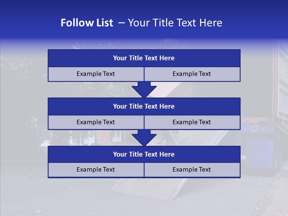 Steel Door Unit PowerPoint Template