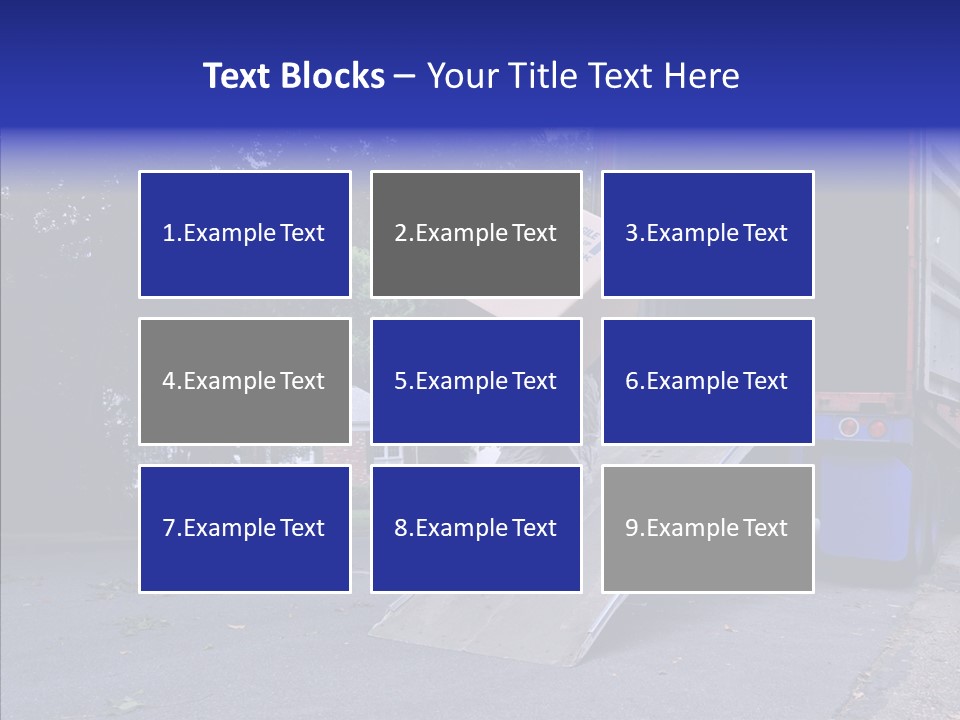 Steel Door Unit PowerPoint Template