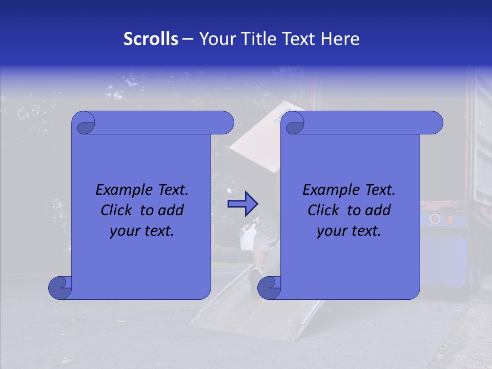 Steel Door Unit PowerPoint Template