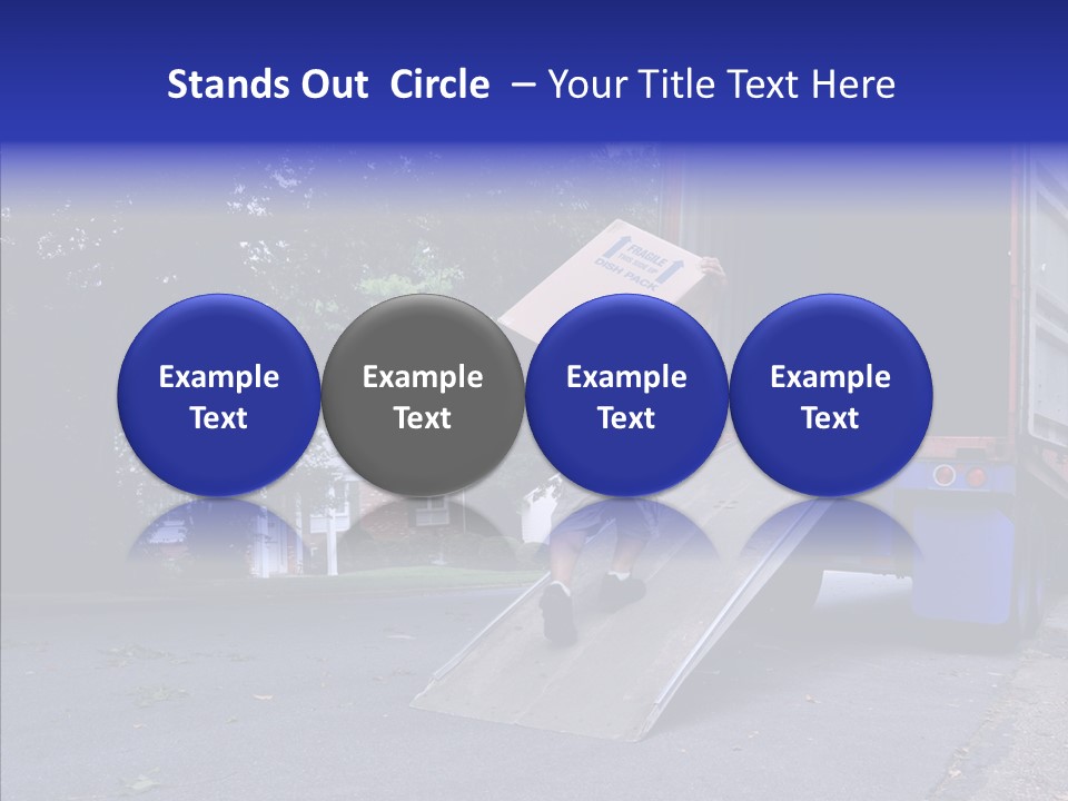 Steel Door Unit PowerPoint Template