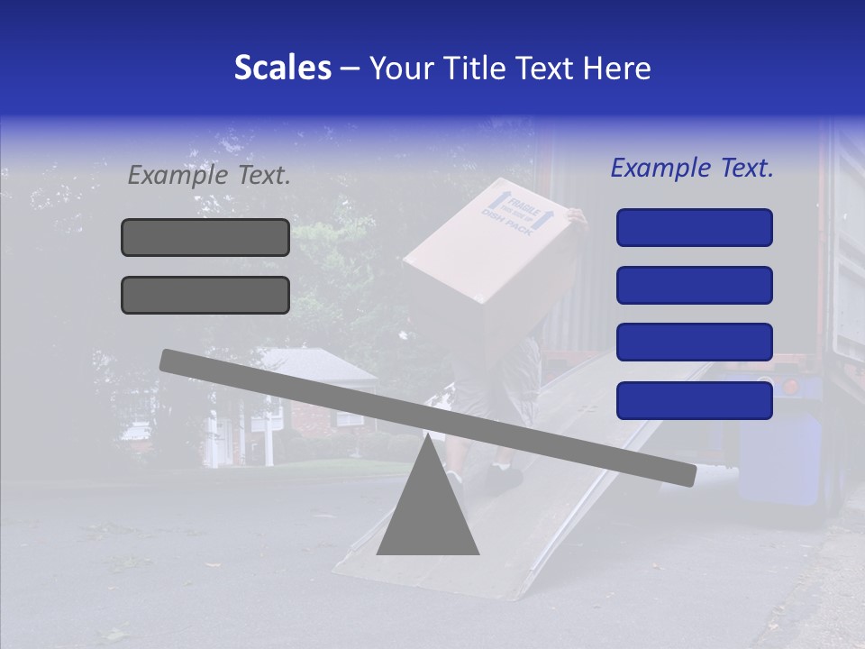 Steel Door Unit PowerPoint Template