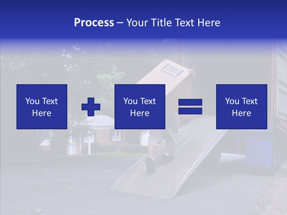 Steel Door Unit PowerPoint Template
