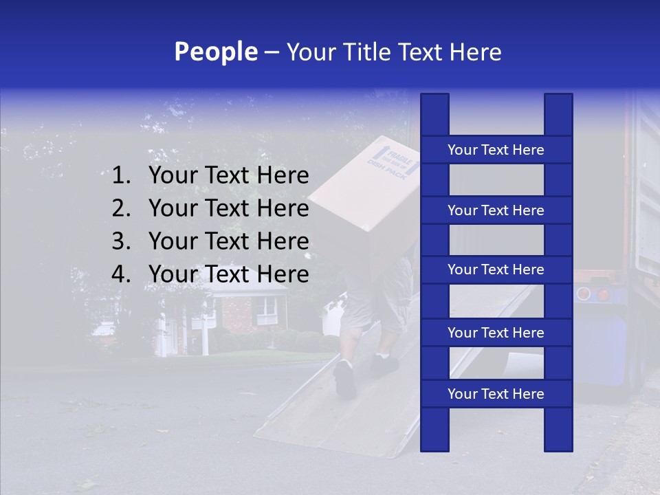 Steel Door Unit PowerPoint Template