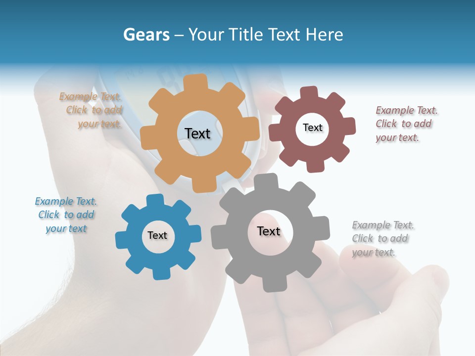 Digital Healthcare Human PowerPoint Template