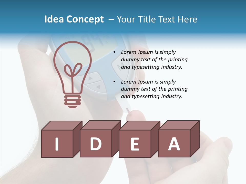 Digital Healthcare Human PowerPoint Template