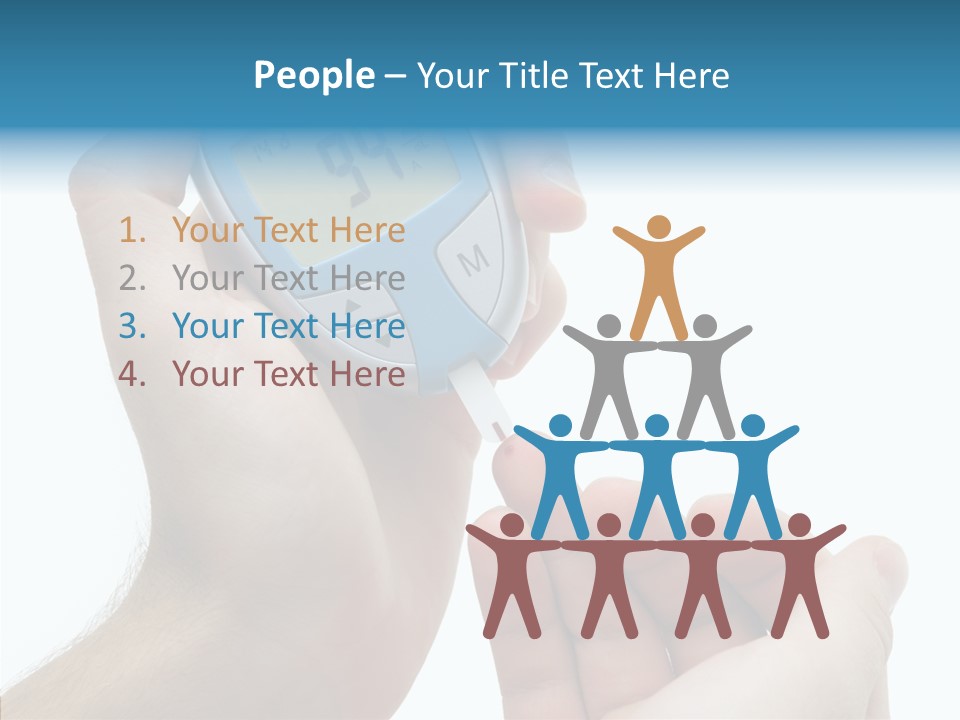 Digital Healthcare Human PowerPoint Template