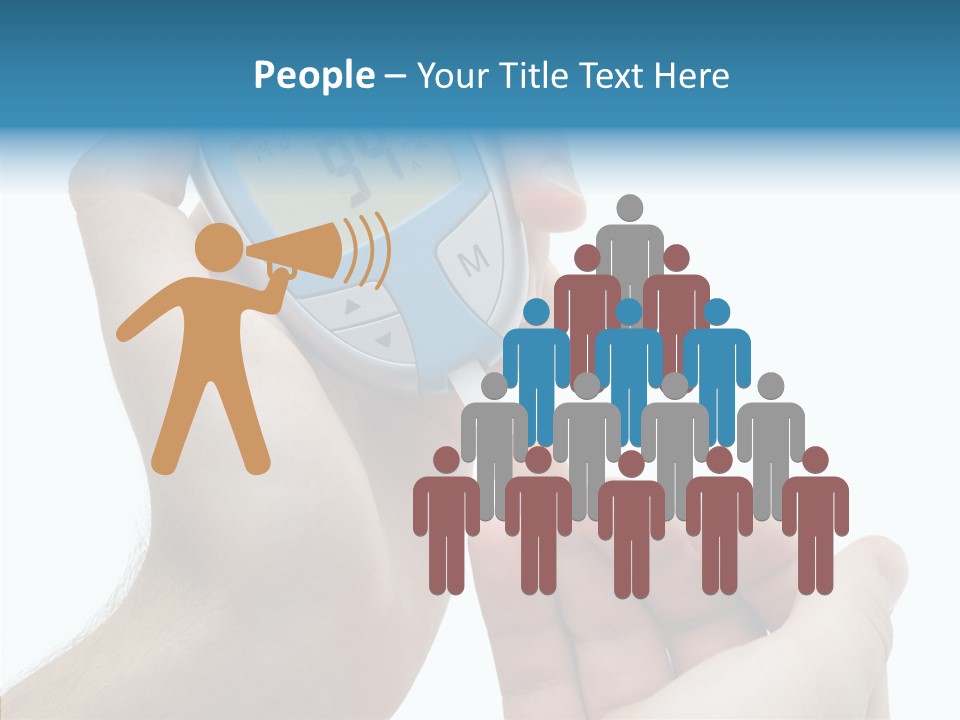 Digital Healthcare Human PowerPoint Template