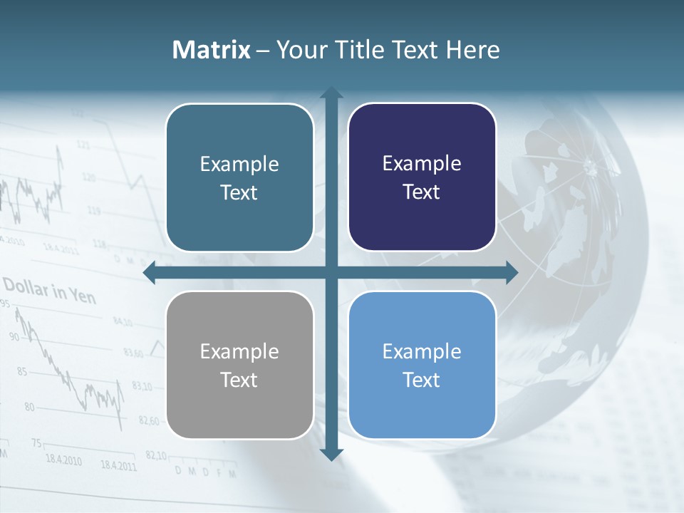 A Glass Globe On Top Of A Table PowerPoint Template