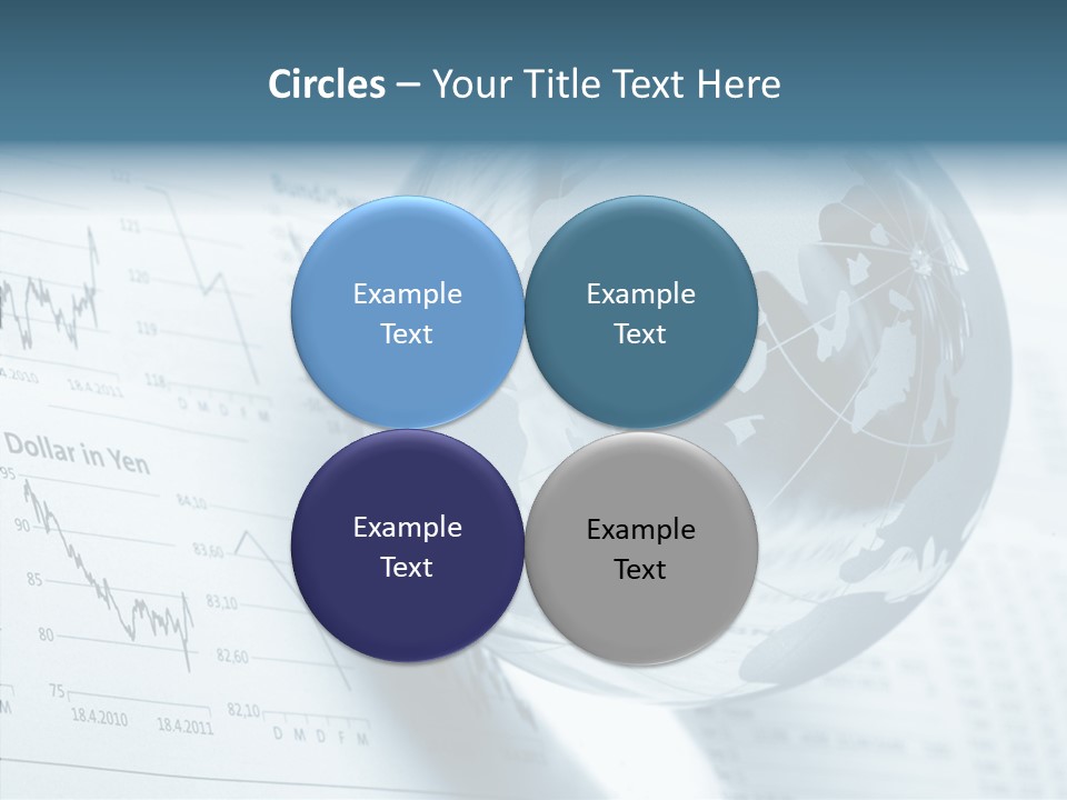 A Glass Globe On Top Of A Table PowerPoint Template