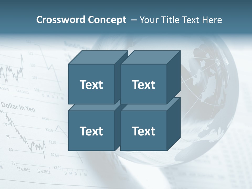 A Glass Globe On Top Of A Table PowerPoint Template