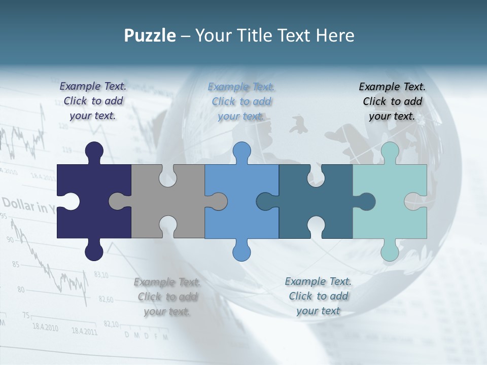 A Glass Globe On Top Of A Table PowerPoint Template