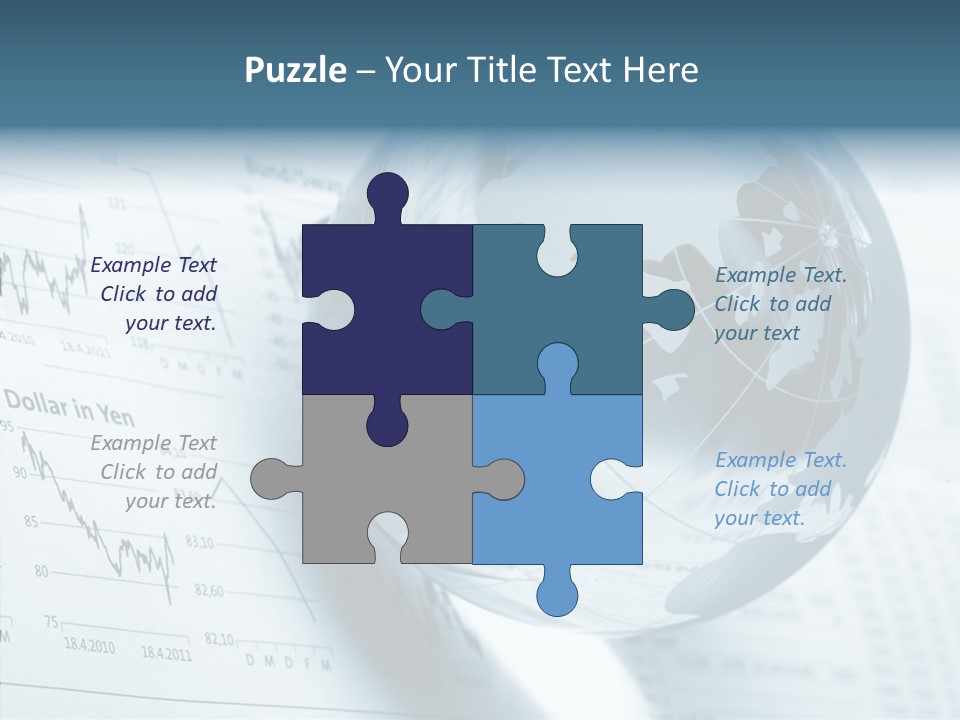 A Glass Globe On Top Of A Table PowerPoint Template