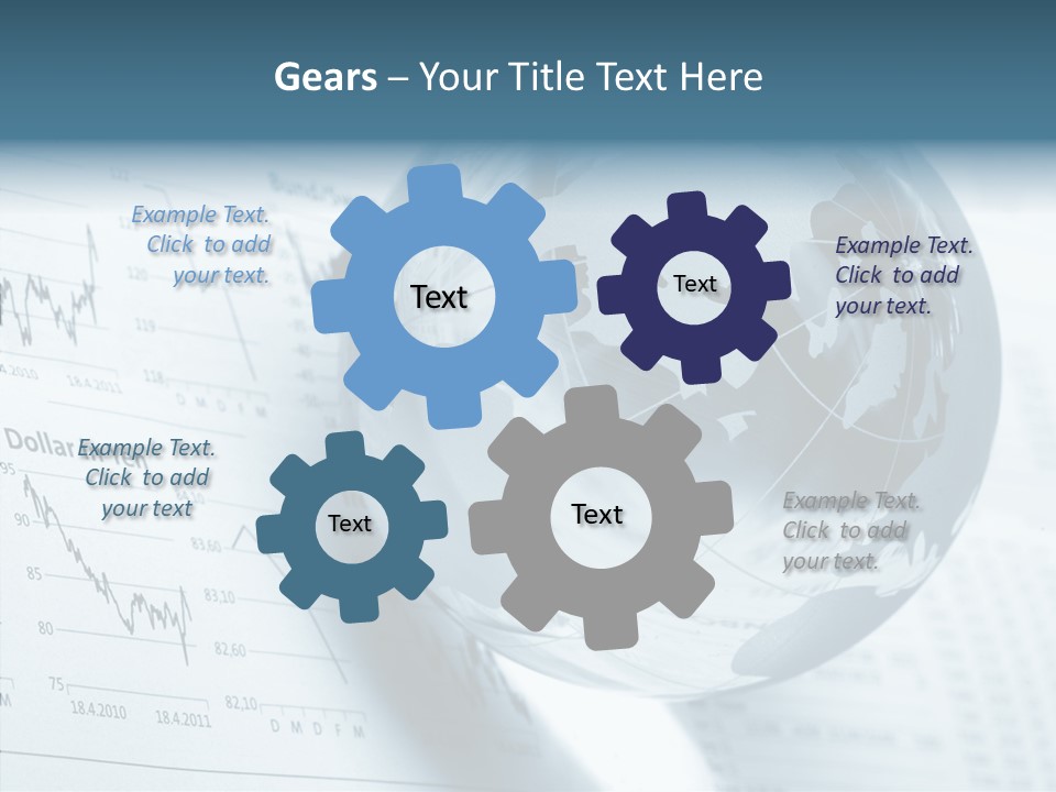 A Glass Globe On Top Of A Table PowerPoint Template