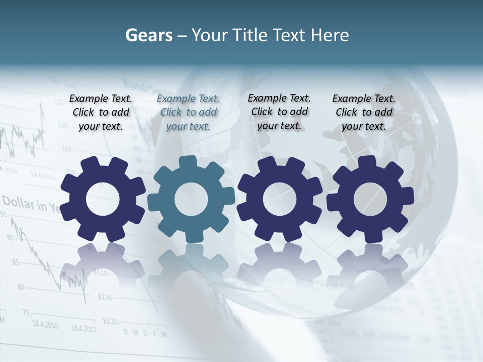 A Glass Globe On Top Of A Table PowerPoint Template