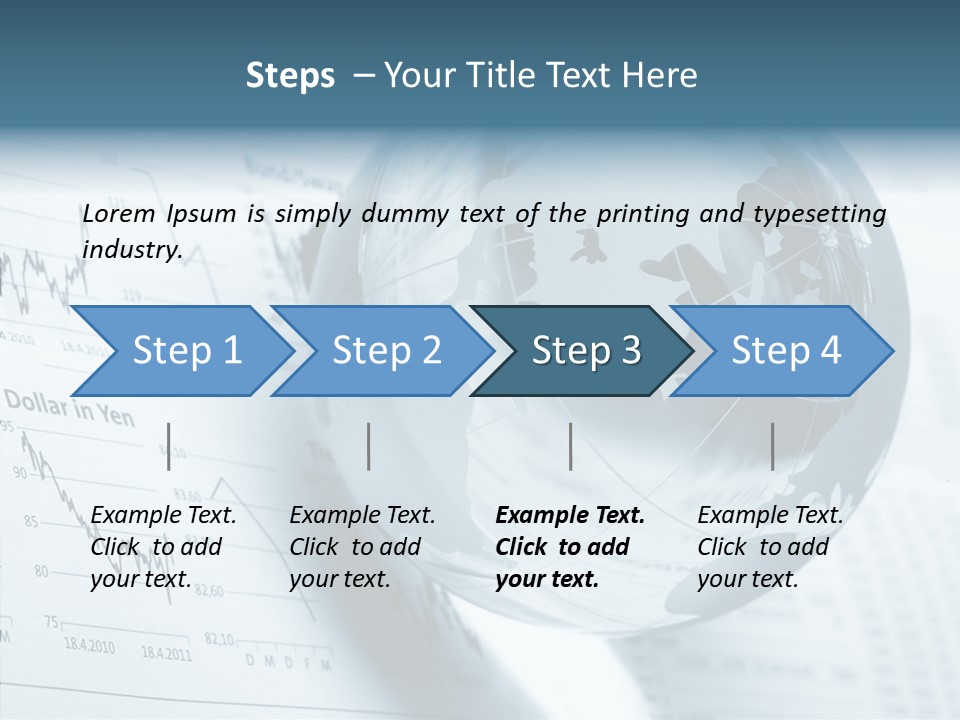 A Glass Globe On Top Of A Table PowerPoint Template