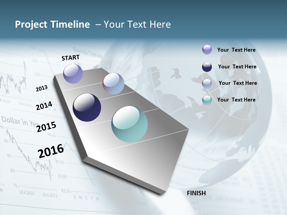 A Glass Globe On Top Of A Table PowerPoint Template