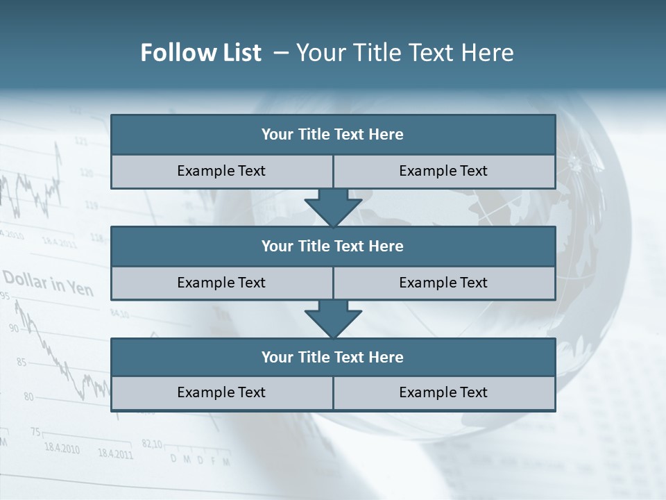 A Glass Globe On Top Of A Table PowerPoint Template