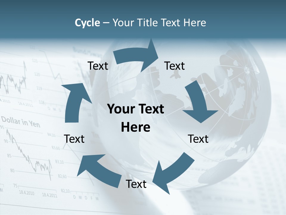 A Glass Globe On Top Of A Table PowerPoint Template