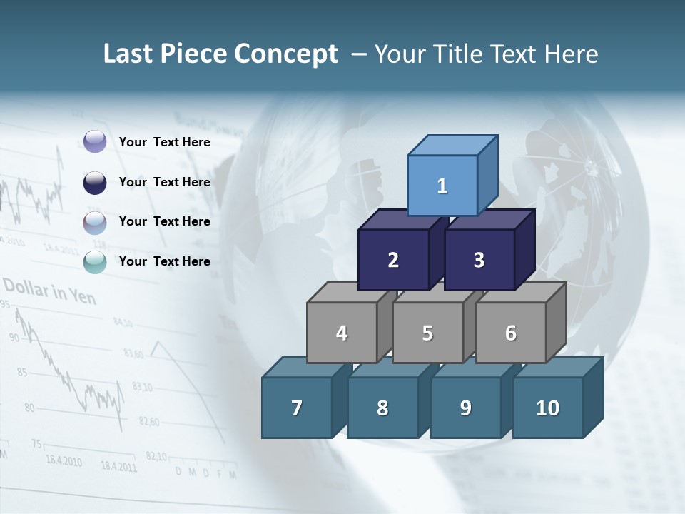 A Glass Globe On Top Of A Table PowerPoint Template