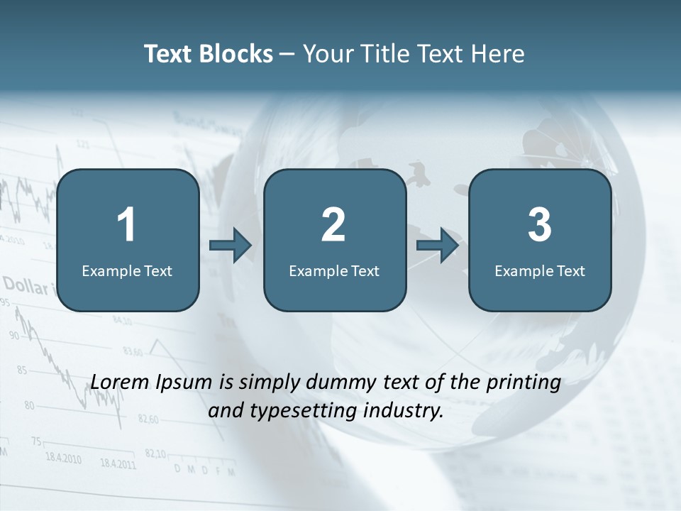 A Glass Globe On Top Of A Table PowerPoint Template