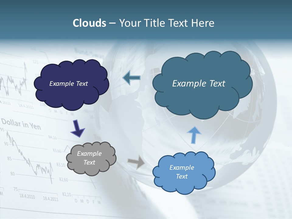 A Glass Globe On Top Of A Table PowerPoint Template