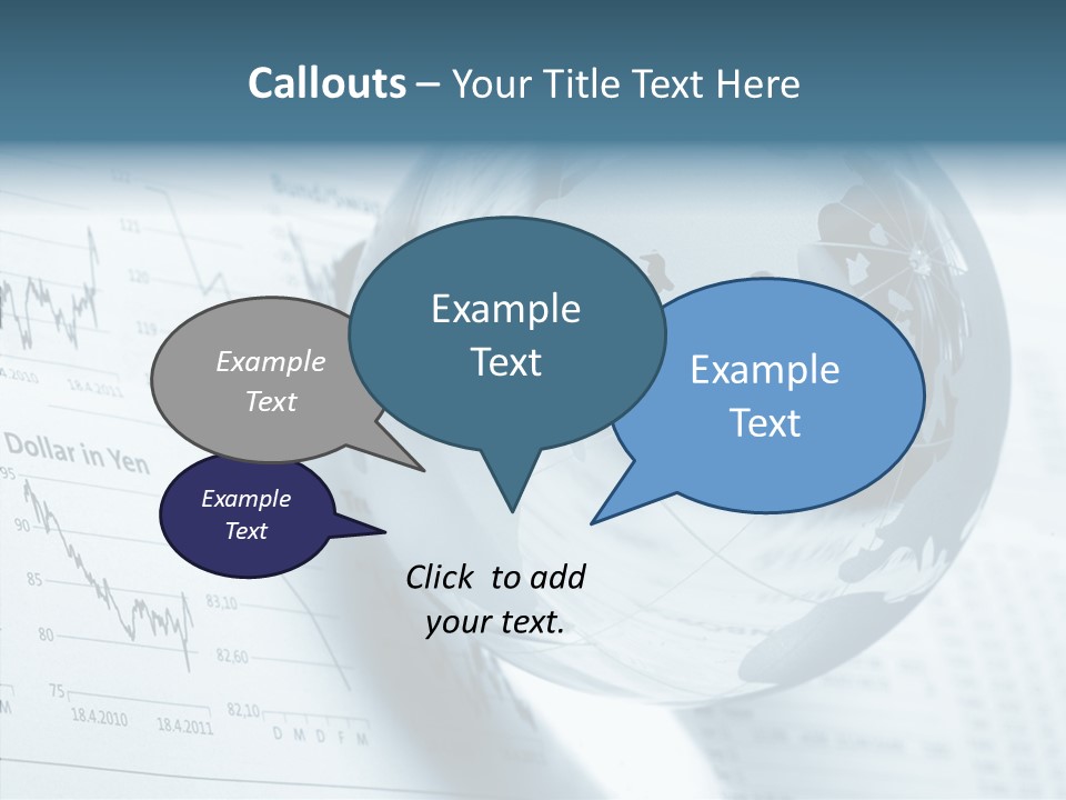 A Glass Globe On Top Of A Table PowerPoint Template