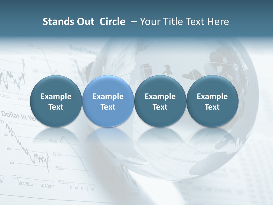 A Glass Globe On Top Of A Table PowerPoint Template