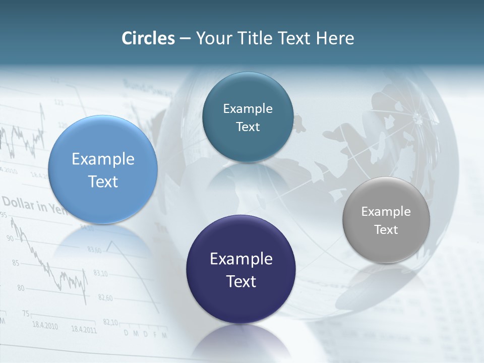A Glass Globe On Top Of A Table PowerPoint Template