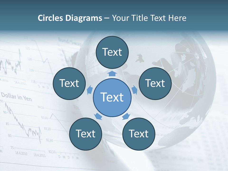 A Glass Globe On Top Of A Table PowerPoint Template