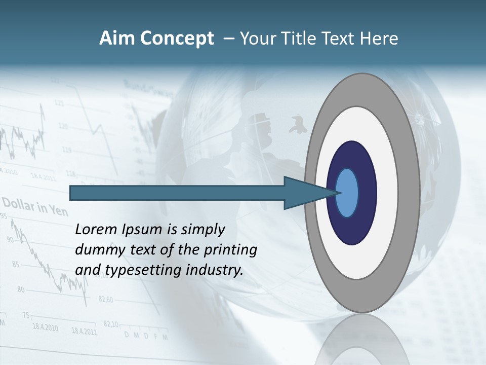 A Glass Globe On Top Of A Table PowerPoint Template