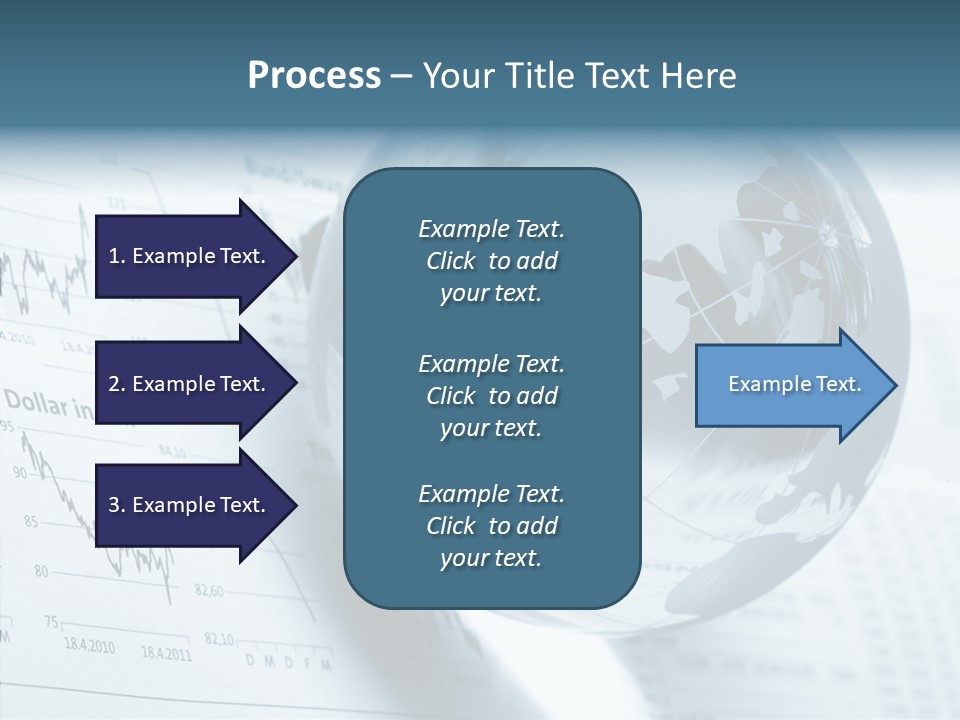 A Glass Globe On Top Of A Table PowerPoint Template