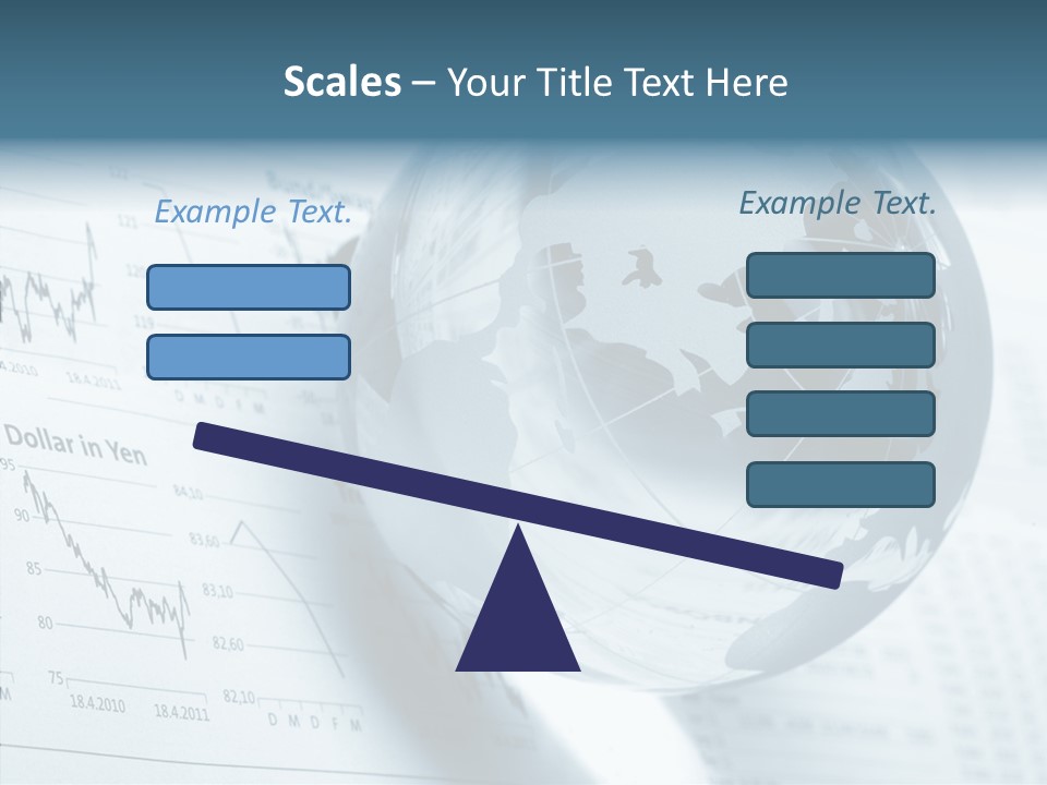 A Glass Globe On Top Of A Table PowerPoint Template