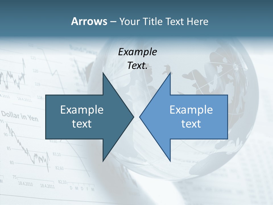 A Glass Globe On Top Of A Table PowerPoint Template
