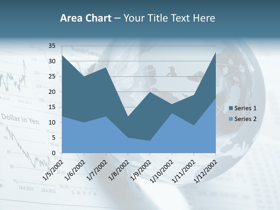 A Glass Globe On Top Of A Table PowerPoint Template