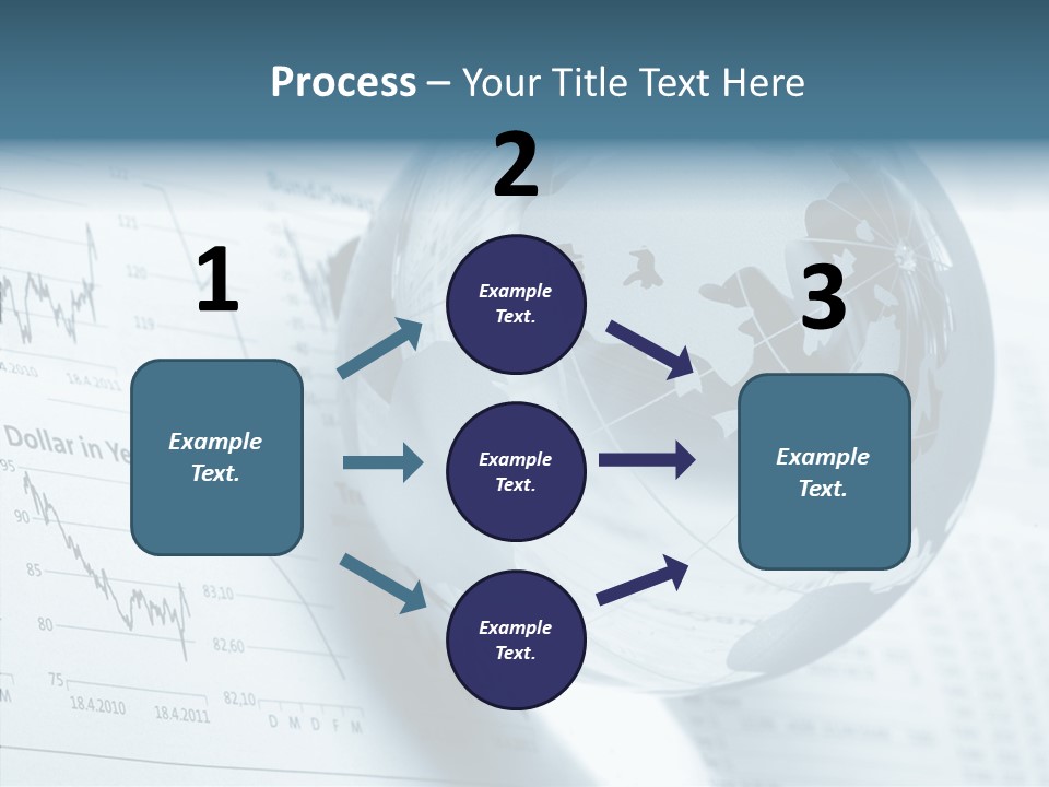 A Glass Globe On Top Of A Table PowerPoint Template