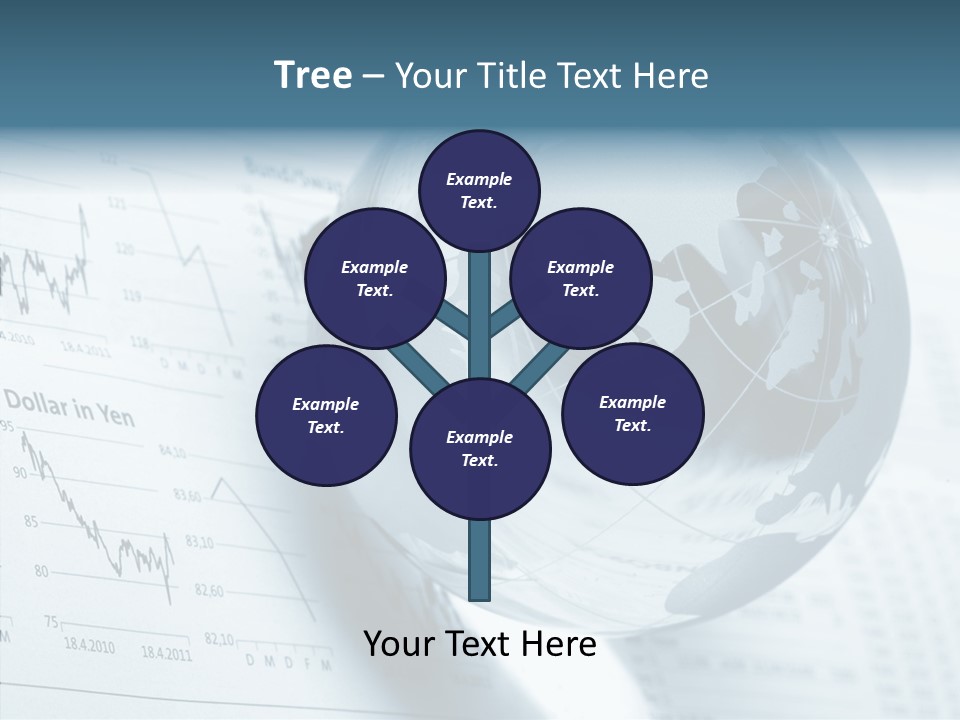 A Glass Globe On Top Of A Table PowerPoint Template