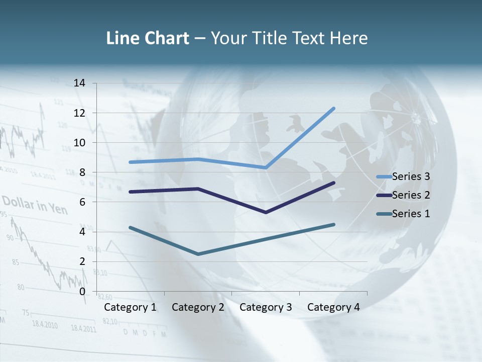 A Glass Globe On Top Of A Table PowerPoint Template