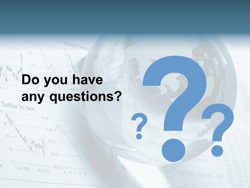 A Glass Globe On Top Of A Table PowerPoint Template